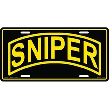 Sniper License Plate 6&quot; x 12&quot; - $280.63 MXN