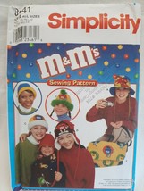 M&M's Simplicity 8941 0636 Halloween Costume ~ Hats Scarf Bag ~ Misses' & Child - £3.07 GBP