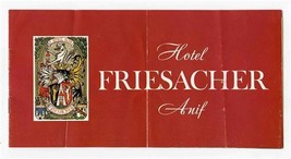 Hotel Friesacher Brochure &amp; Tariff Sheet 1976 Anif Austria  - £14.21 GBP