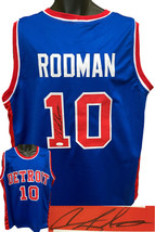 Dennis Rodman signed Detroit Blue TB Custom Stitched Pro Basketball Jersey- JSA  - £109.34 GBP