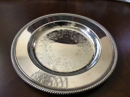 VTG W.M. Rogers Silver Plated Serving Dish Detailed Etchings Hallmarked ... - $41.58