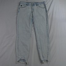 KanCan 15 / 31 High Rise Skinny Raw Hem Light Wash Stretch Denim Womens Jeans - £19.65 GBP