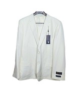 Bolzano Uomo Collezione Men&#39;s 2 Piece Off White Suit Pleated Pants Size ... - £75.58 GBP