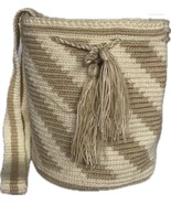 MINI Handmade Wayuu Crochet Tote Bag, Woven Mochila, Colombian Tribal Ba... - $2,102.81 MXN