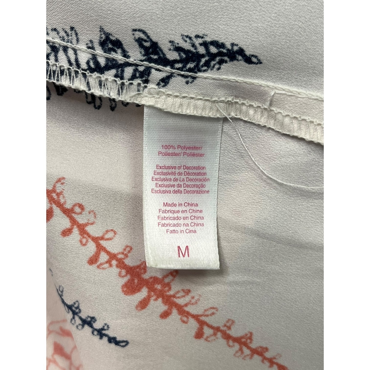 Oscar de la Renta Nightgown Womens Medium White Floral Lace Sleepwear Pajama Item image 8