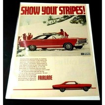 Ford Fairlane 1967 Advertisement 390 V8 Engine Show Your Stripes - $8.99