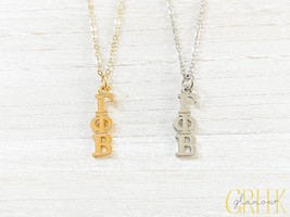 Gamma Phi Beta Sorority Greek Lavalier Drop Necklace (Gamma Phi, GPhi, G... - $174.31 MXN