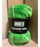 NEW Dick's Sporting Goods Plush Sports Soccer Throw Blanket 50"x60" - $15.48