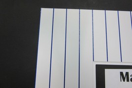 Picture Frame Mat 20x24 for 16x20 Baseball uniform white &amp; blue pinstripe - £16.51 GBP