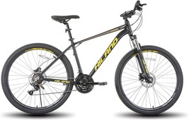 Hiland 27.5 Inch Mountain Bike 21 Speeds, Lock-Out Suspension Fork, Alum... - $356.99