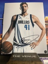 Dirk Nowitzki (Dallas Mavericks) Signed Autographed 8x10 photo - AUTO with COA - £50.72 GBP