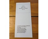 Facts About The University Of Hawaii 1971-72 Brochure - £38.94 GBP