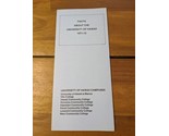 Facts About The University Of Hawaii 1971-72 Brochure - £38.93 GBP