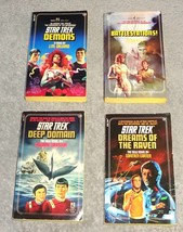 Star Trek Novel #s 30 21 33 34 Lot of 4 Pocket Books Paperback - £6.20 GBP