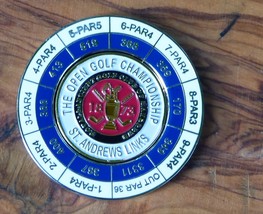 St Andrews Links  Magnetic Yardage &amp; Red Ball Marker Holder- One sided BM - $18.76