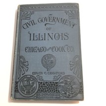 Civil Government Of Illinois chicago antique States By Edwin C. Crawford... - £29.86 GBP