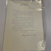 163 Raymond Berry and Wife Signed Autographed Baltimore Colts Personal LETTER - £39.13 GBP