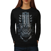 Ethnic Illuminati Tee Pagan Eye Women Long Sleeve T-shirt - £11.80 GBP