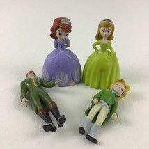 Disney Sofia The First King Roland Amber James 4pc Lot Figures Doll Topper - $13.84