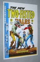 Original 1970&#39;s EC Comics Two-Fisted Tales 36 old west cowboys art cover poster - $22.87