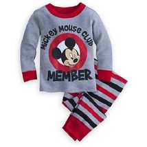 WDW Disney Mickey Mouse Club Member PJ Pals Set 12 - 18 Months New with ... - $19.99