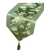 George Jimmy Chinese Classical Table Runner Traditional Satin Table-Clot... - £25.51 GBP