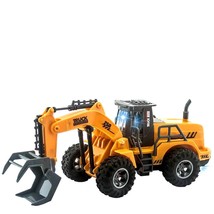 RC Loader Construction Truck With 5 Channel 1:30 | Yellow - £22.30 GBP