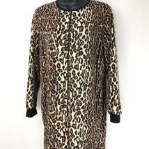 Nick Nora Small Cat Leopard Animal Footie Fleece Pajama One Piece Union Suit - £31.89 GBP