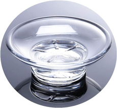 Round Glass Soap Dish Replacement essentials Soap Dish - $13.37