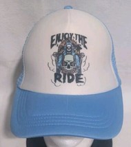 Enjoy The Ride Hat SKULL Snapback (Pre-Owned) - £12.44 GBP
