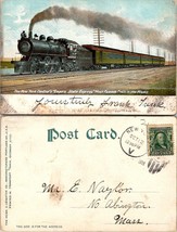 Train Railroad New York Central Empire State Express Posted Oct. 1906 Po... - £9.77 GBP