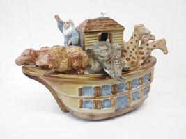 Louisville Stoneware Noah&#39;s Ark Rare HTF Piece Excellent Condition! - £263.49 GBP