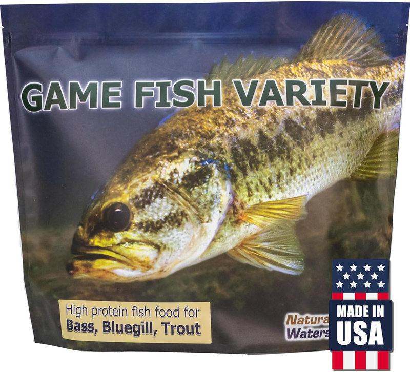 Game Fish Food Variety | Pond and Lake Fish Food Pellets | 7 Lb Resealab... - $65.93