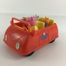 Peppa Pig Big Red Family Road Trip Car Sound Effects Figures Vintage 2003 Toy - £22.86 GBP