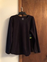 NWT Tek Gear Essential Gear Black Pullover Fleece Sweatshirt XL - £11.97 GBP