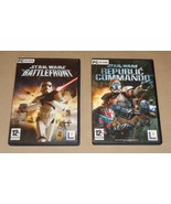 STAR WARS – BATTLEFRONT – REPUBLIC COMMANDO – PC CD-ROM GAMES – LUCASARTS  - $9.99