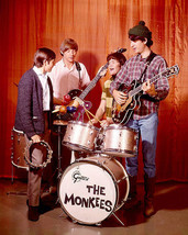 The Monkees Rare Davy Jones Group 8x10 HD Aluminum Wall Art - £31.46 GBP