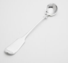 ANTIQUE SMALL FB ROGERS WILMINGTON ESPRESSO SUGAR SPOON 5⅜” SCOOP SILVER... - $19.79