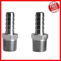 Corrosion-Resistant 5/8&quot; Barb to 3/4&quot; Male NPT Fitting - 2 Pack Quality Set - $495.41 MXN