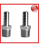 Corrosion-Resistant 5/8&quot; Barb to 3/4&quot; Male NPT Fitting - 2 Pack Quality Set - $495.41 MXN