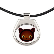 A necklace with a Havana Brown cat. A new collection with the cute Art-Dog cat - £11.84 GBP