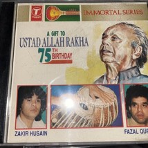 Zakir Hussain &amp; Fazal Quraishi ‎– A Gift To Ustad Allah Rakha 75th Birthday CD - £7.81 GBP