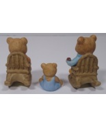 Vintage Lot of 3 Homco Mama &amp; Papa Bear Porcelain Figurines Collectibles... - £10.22 GBP