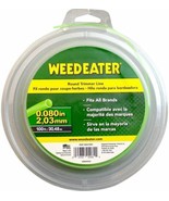 Weed Eater .080&quot; 100 Feet Round String Trimmer Whacker Line 588937905 Gr... - £12.36 GBP