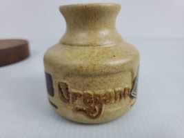 Pottery Craft USA Stoneware Hand Honey Dipper Jar Oregano Stamped b56 - £12.57 GBP
