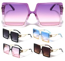 Womens Xl Oversized Square Butterfly Jackie O Sunglasses Retro Designer Fashion - £6.81 GBP+