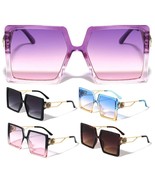 WOMENS XL OVERSIZED SQUARE BUTTERFLY JACKIE O SUNGLASSES RETRO DESIGNER ... - £6.76 GBP+