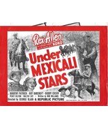 Vintage HTF Fold-Up Movie Advertisement-Under Mexicali Stars-Rex Allen, ... - £7.94 GBP