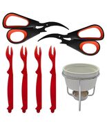 Seafood Tools Set Crab Leg Crackers Lobster Picks Shellfish Tools 1.04lb - €11,86 EUR