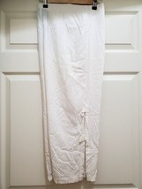 Women’s Escapada Capri Pants Size XS Resort Clothing Beach Coverup White  - £38.04 GBP